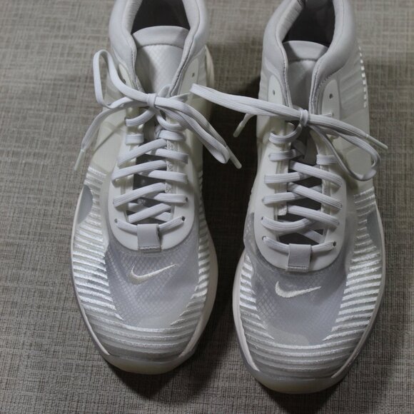 Men’s  11.5 Nike Lebron James X John Elliot Icon QS "Sail" White Athletic Shoes - Picture 2 of 6